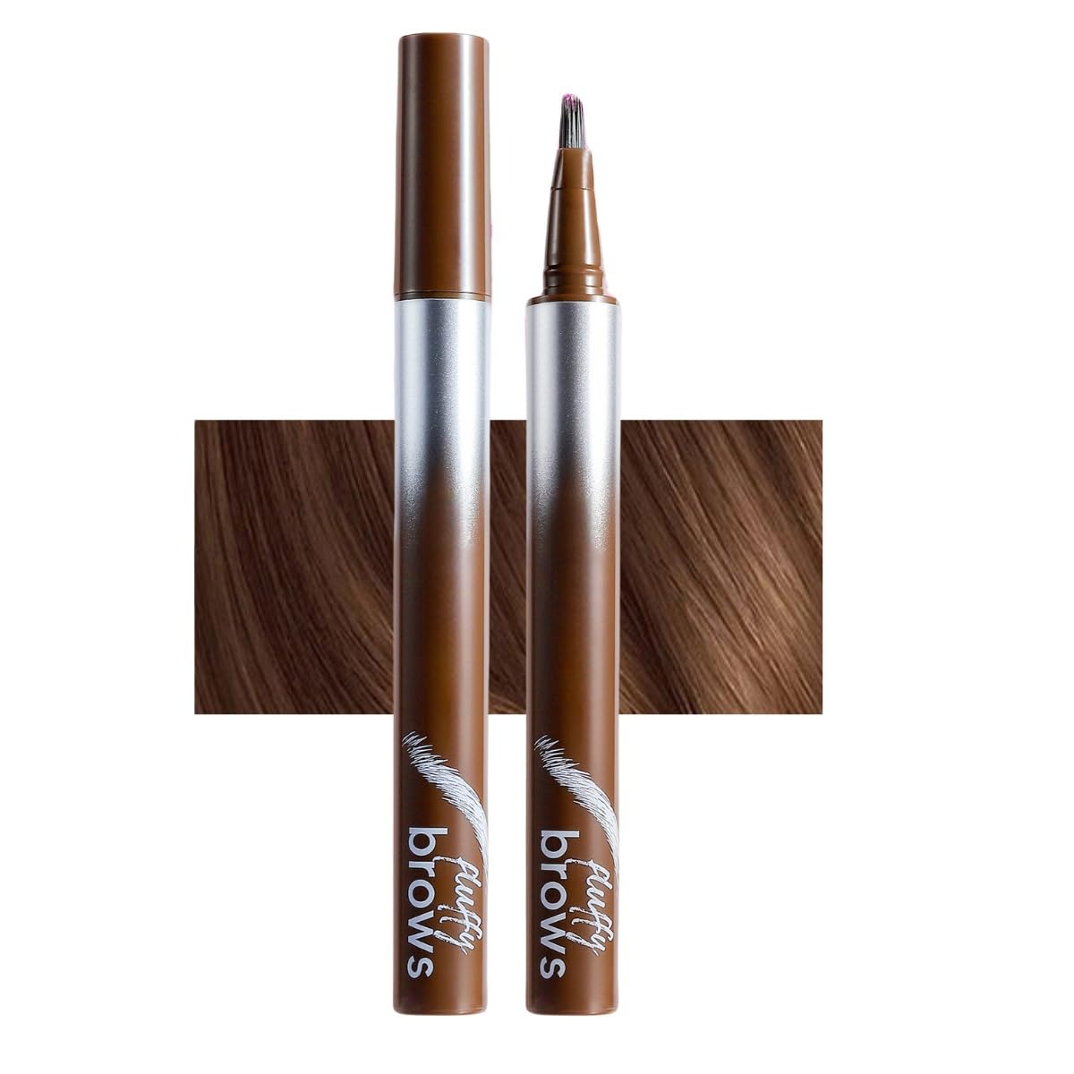 【Promotion】Waterproof Liquid Brow Pen, Microblading Eyebrow Pencil, Smudge-Proof Angled Brush, Quick-Dry Long-Lasting, Create Defined Natural Wild