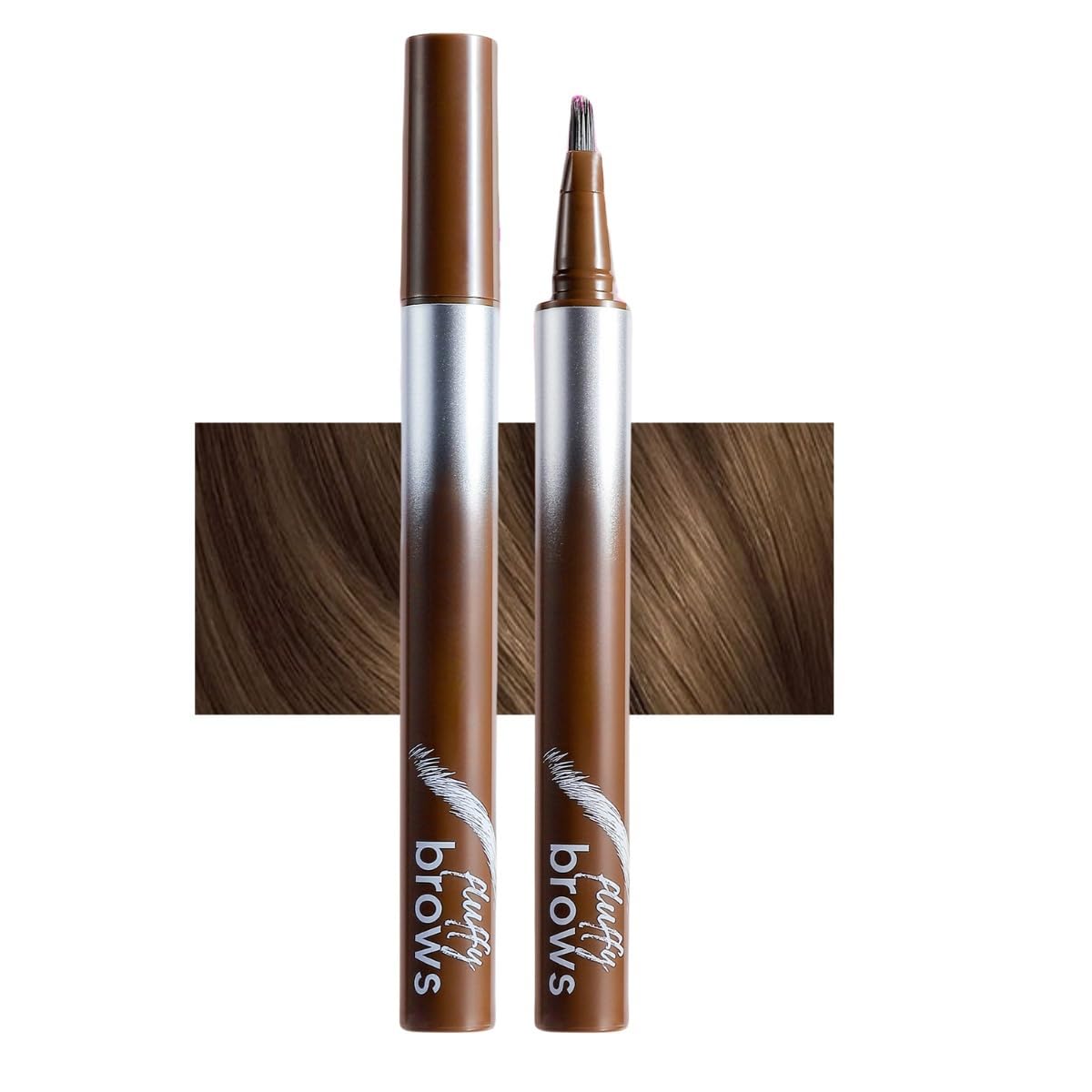 【Promotion】Waterproof Liquid Brow Pen, Microblading Eyebrow Pencil, Smudge-Proof Angled Brush, Quick-Dry Long-Lasting, Create Defined Natural Wild