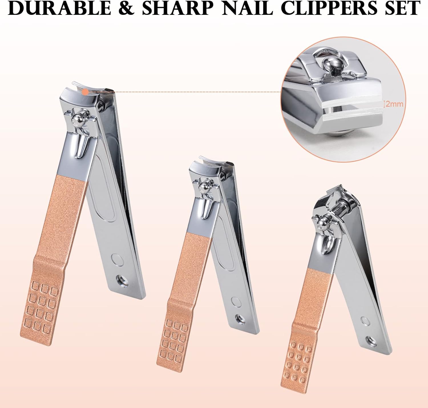 【Promotion】Manicure Set 16/18 Pieces Nail Care Set, Pedicure Care Set Women Men Nail Clippers Set Stainless Steel Nail Set Nail Care Beauty Kit Portable for Travel