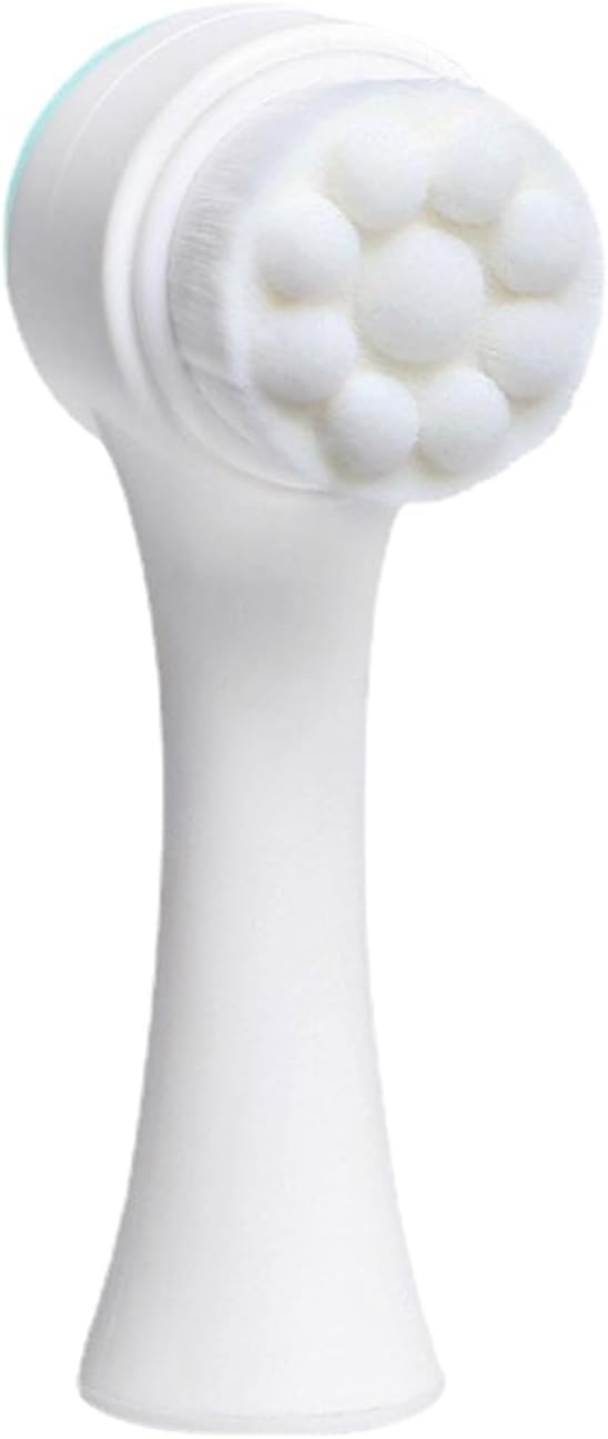 Double-Sided Silicone Face Cleansing Brush Facial Cleanser Blackhead Removal Product Pore Cleaner Exfoliator Face Scrub Brush