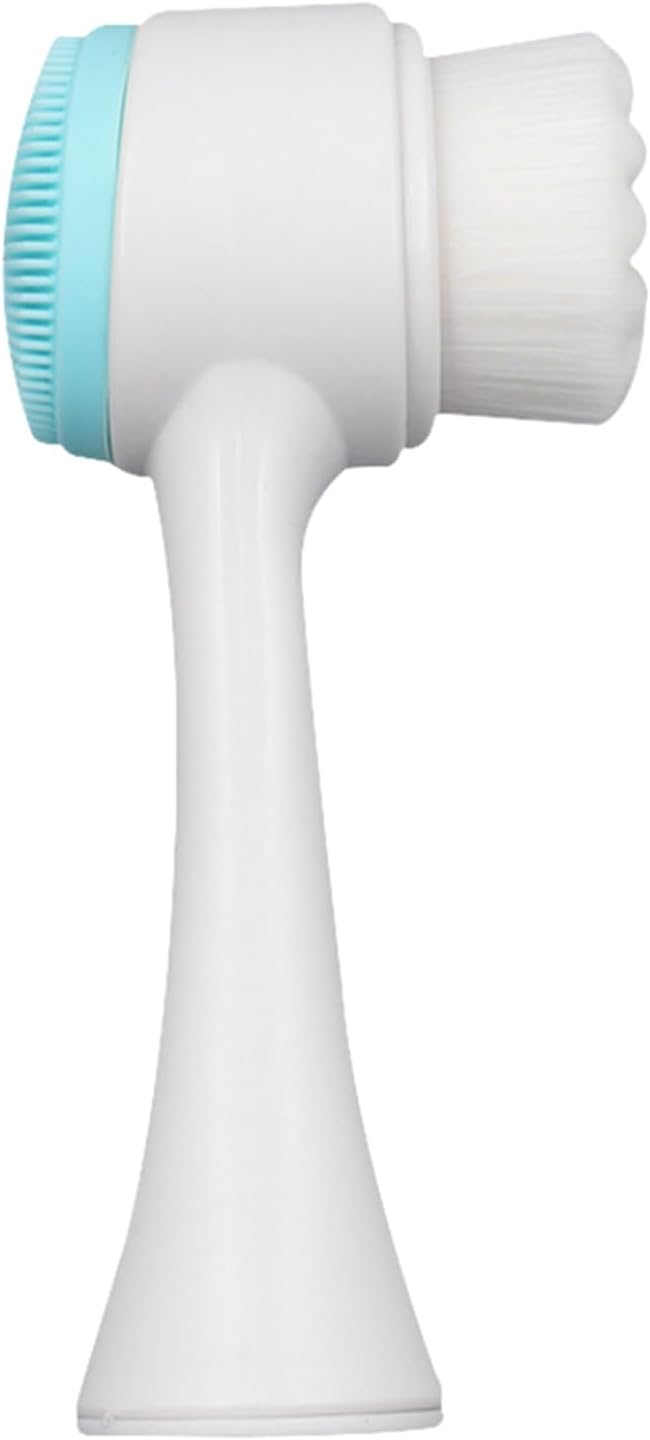 Double-Sided Silicone Face Cleansing Brush Facial Cleanser Blackhead Removal Product Pore Cleaner Exfoliator Face Scrub Brush