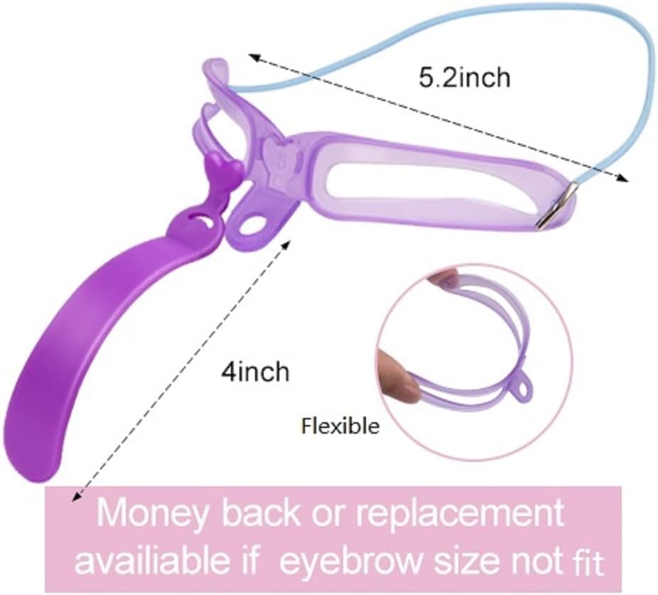 【Clearance Sale】Eyebrow Stencils, Eyebrow Template, Eyebrow Shaping Kit,8 Styles Reusable Eyebrow Stencil with Handle and Strap, Washable