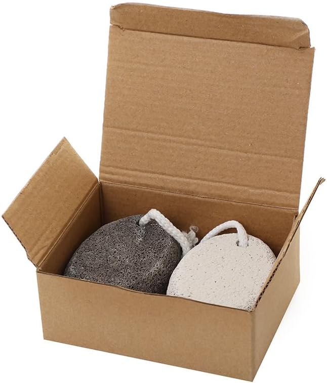 【Clearance Sale】Pumice Stone 2 Pcs - Foot Pumice Stone for Feet Hard Skin Remover, Foot Scrubber Stone for Dead Skin, Calluses and Corns