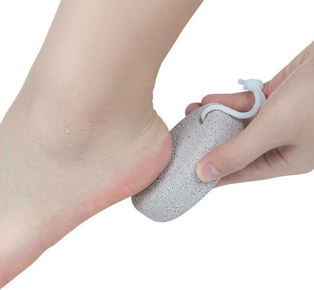 【Clearance Sale】Pumice Stone 2 Pcs - Foot Pumice Stone for Feet Hard Skin Remover, Foot Scrubber Stone for Dead Skin, Calluses and Corns