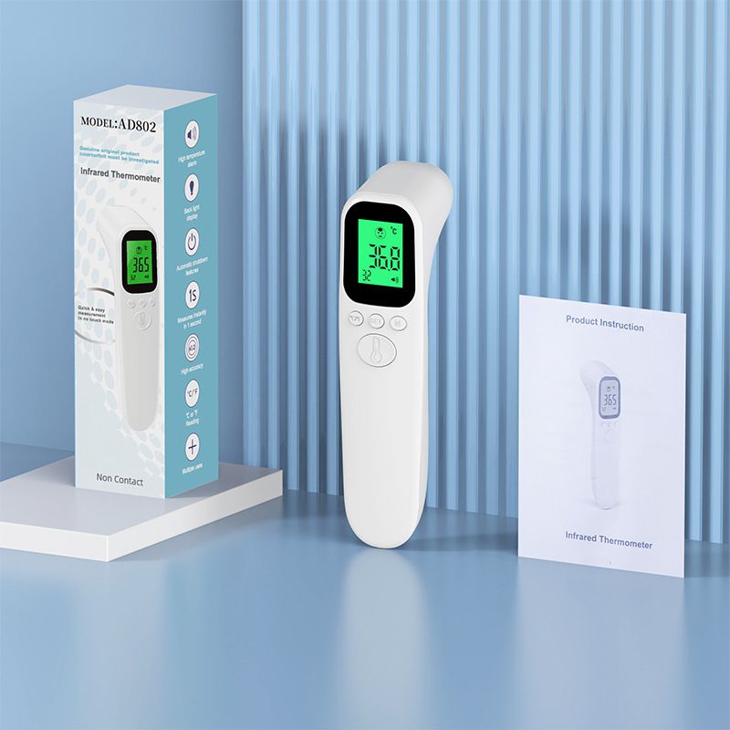 Contactless Thermometer - Digital Forehead Thermometer for Baby, Kids and Adults,3 Color Fever Alarm, 2 in 1 Forehead & Object Mode