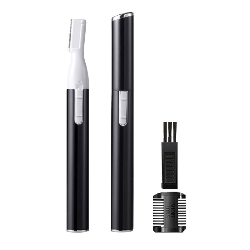 【Clearance Sale】Electric Eyebrow Trimmer for Women, Facial Hair Razor Removal for Men, Mini Epilator for Bikini, Remover for Face, Chin, Peach Puzz, Lips, Body, Arms, Legs, Battery Operated