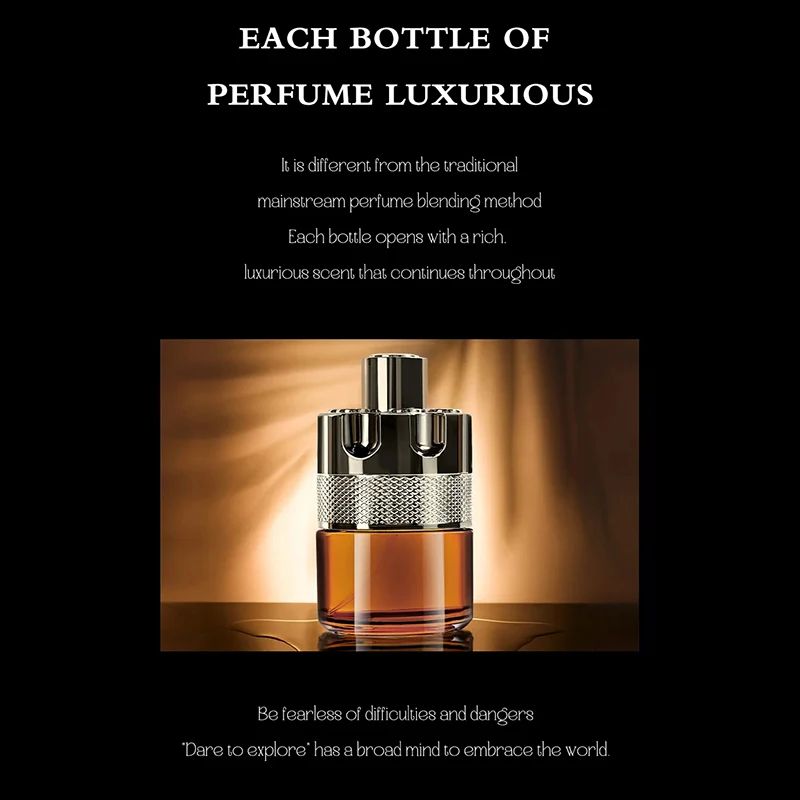 100ml Men's Cologne Perfume Long-lasting High-Quality Strong Pheromone Attractive to Women Suitable For Outings Party Perfume