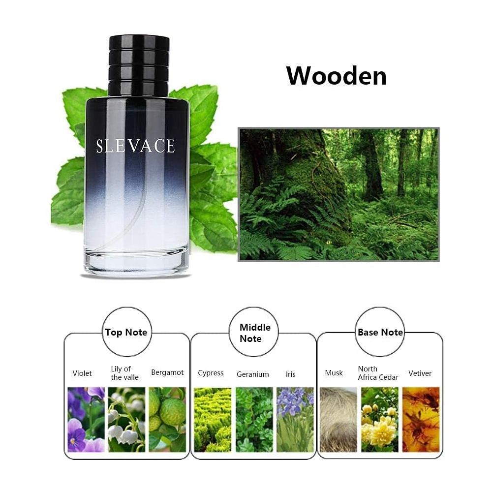 100ml Men Eau De Parfum Spray,Male Perfume Wild Musk Wood Fragrance Eau De Toilette Parfum Aftershave Men Perfume Gift for Mature Gentlemen