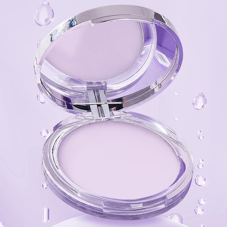【Clearance Sale】Matte Foundation Powder, Jelly Setting Powder with Mini Puff, Powder-free Oil Control Face Pressed Powder Creates Long-Lasting Silky Blurring Waterproof Makeup