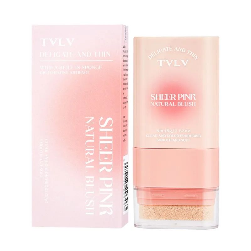 【Clearance Sale】Multi Functional Blush Stick Waterproof Long Lasting Easy Color Delicate Moisturing Pink Blush In Bar Matte Cosmetics Stick