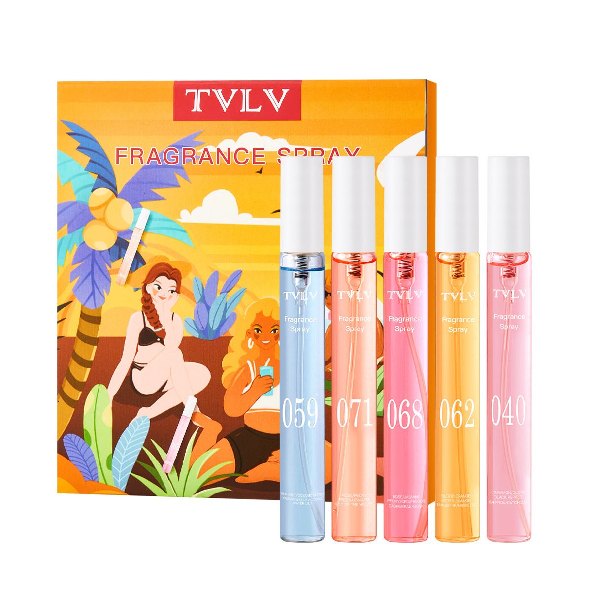 【Clearance Sale】Perfume Body Spray for Women, Mini Perfume Set, Fresh & Fruity Fragrance Spray for Women, Hair and Body Fragrance Mist, Long-Lasting Fragrance Spray, Easy to Carry