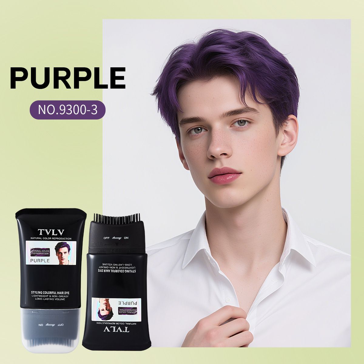 【Clearance Sale】Hair Coloring Comb, 120g Safe Hair Coloring Root Touch-Up, Waterproof Practical Hair Coloring Applicator Comb Covers Gray Hair, Gray Hair Coloring Brush Combs