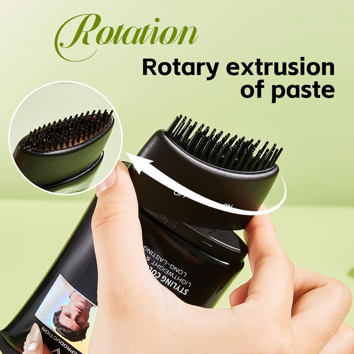 【Clearance Sale】Hair Coloring Comb, 120g Safe Hair Coloring Root Touch-Up, Waterproof Practical Hair Coloring Applicator Comb Covers Gray Hair, Gray Hair Coloring Brush Combs