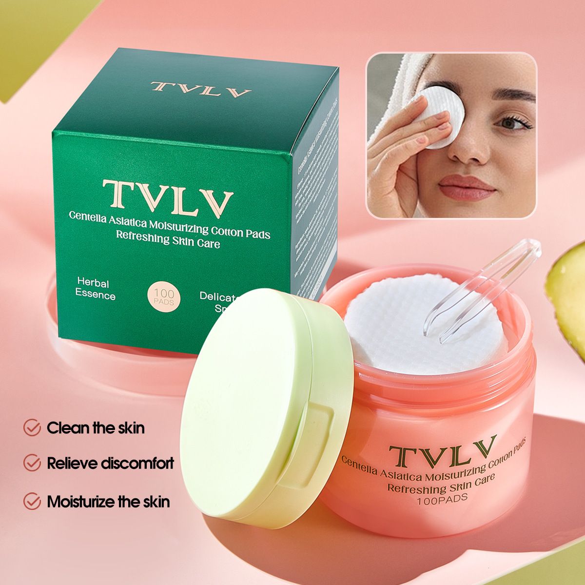 【Clearance Sale】Korean Dark & Wrinkle Minimizing Toner Pads Hydrating With Mucin Centella Asiatica Peptides For Marks & Hyperpigmentation 100 Count 20ML
