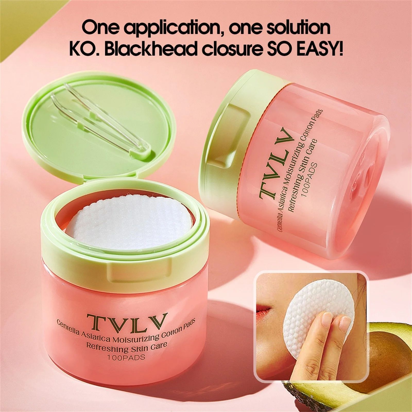 【Clearance Sale】Korean Dark & Wrinkle Minimizing Toner Pads Hydrating With Mucin Centella Asiatica Peptides For Marks & Hyperpigmentation 100 Count 20ML