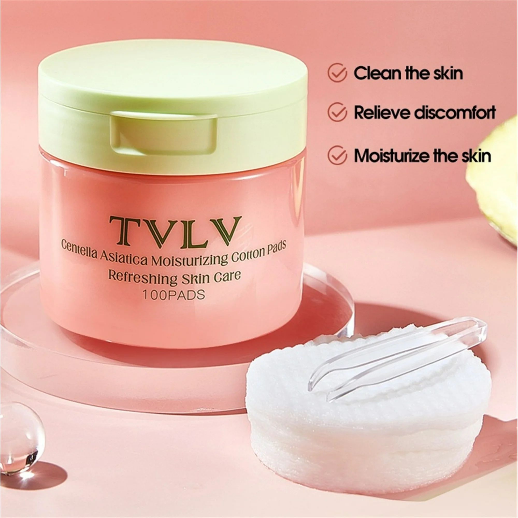 【Clearance Sale】Korean Dark & Wrinkle Minimizing Toner Pads Hydrating With Mucin Centella Asiatica Peptides For Marks & Hyperpigmentation 100 Count 20ML