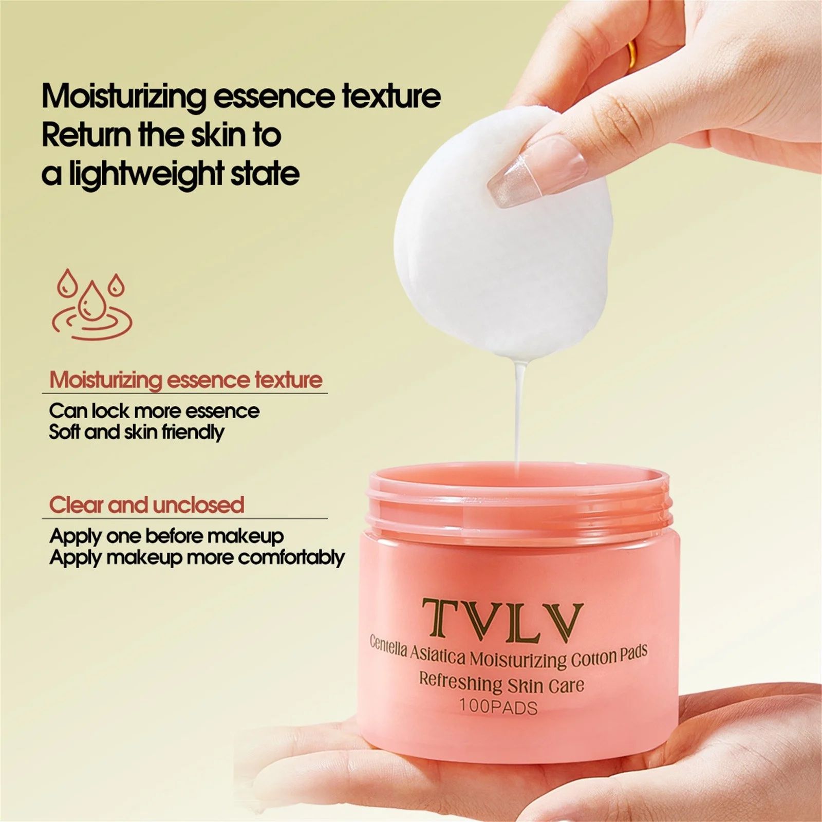 【Clearance Sale】Korean Dark & Wrinkle Minimizing Toner Pads Hydrating With Mucin Centella Asiatica Peptides For Marks & Hyperpigmentation 100 Count 20ML