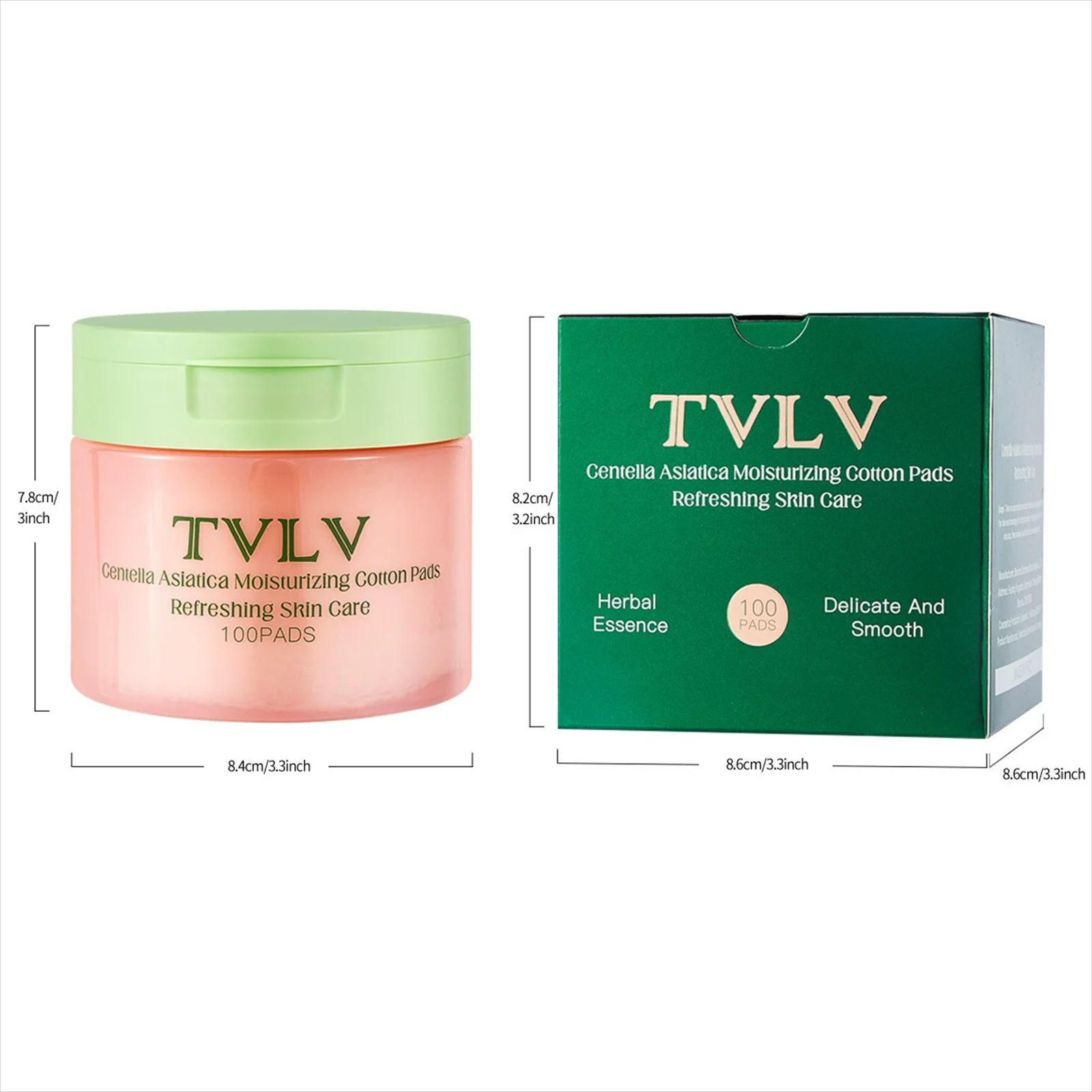【Clearance Sale】Korean Dark & Wrinkle Minimizing Toner Pads Hydrating With Mucin Centella Asiatica Peptides For Marks & Hyperpigmentation 100 Count 20ML