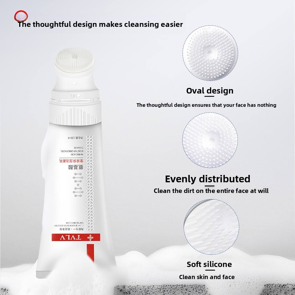 【Clearance Sale】Amino Acid Cleansing Foam, Gentle Korean Face Wash, Comfortable without Irritation, Removes Makeup, Sebum & dirt effectively, for clean, soothed and smooth skin, 120ml