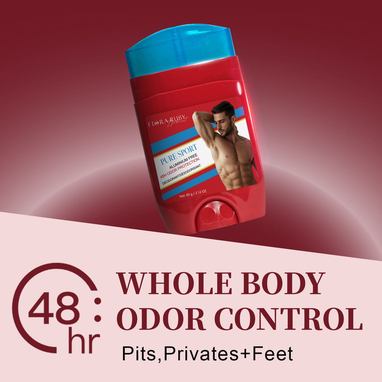 【Clearance Sale】48H Natural Antibacterial Zero Waste Men Whole Body Men's Wholesale Deodorant Stick Custom Organic Deodorant Antiperspirant