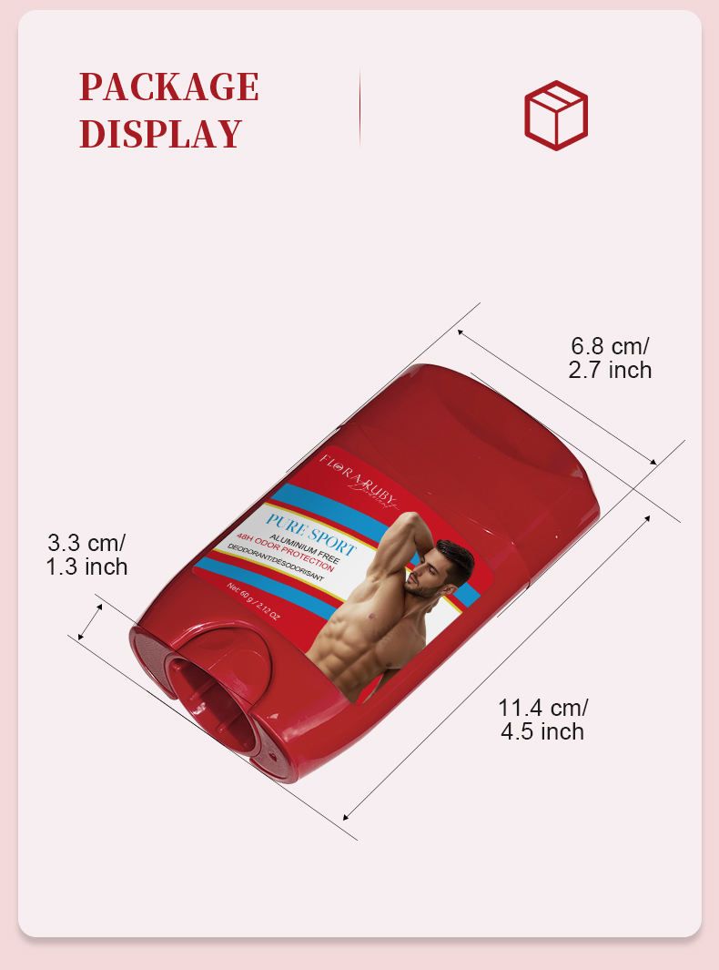 【Clearance Sale】48H Natural Antibacterial Zero Waste Men Whole Body Men's Wholesale Deodorant Stick Custom Organic Deodorant Antiperspirant