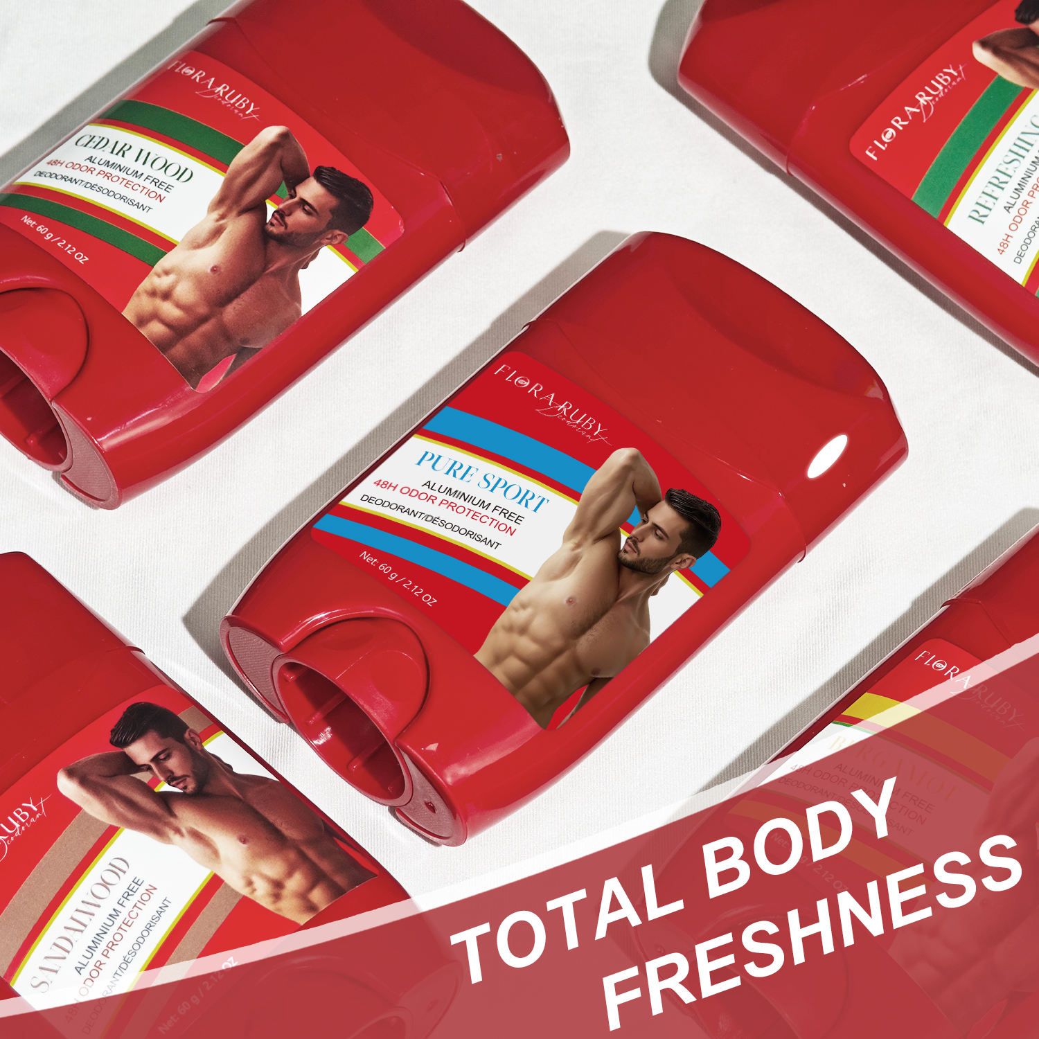 【Clearance Sale】48H Natural Antibacterial Zero Waste Men Whole Body Men's Wholesale Deodorant Stick Custom Organic Deodorant Antiperspirant