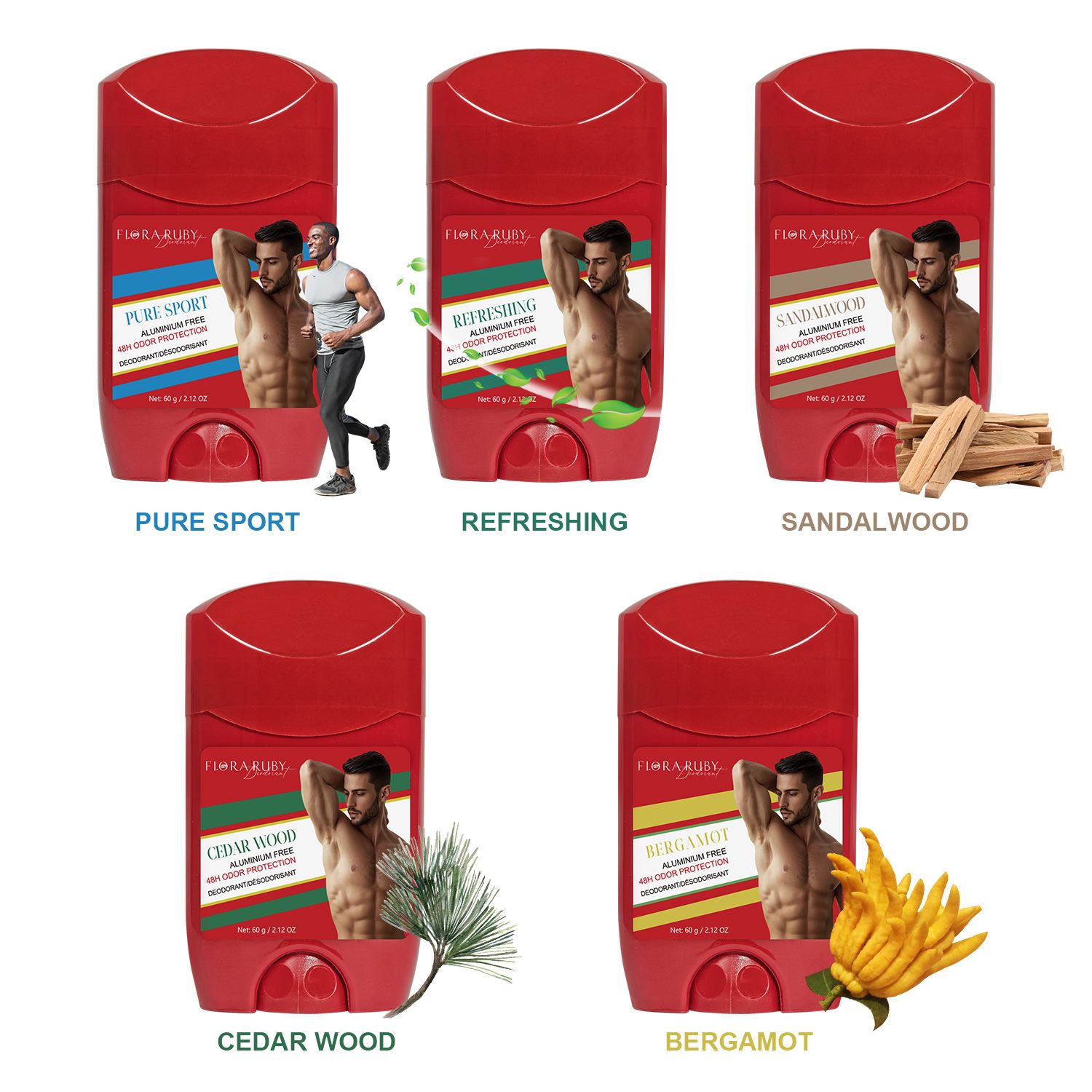 【Clearance Sale】48H Natural Antibacterial Zero Waste Men Whole Body Men's Wholesale Deodorant Stick Custom Organic Deodorant Antiperspirant