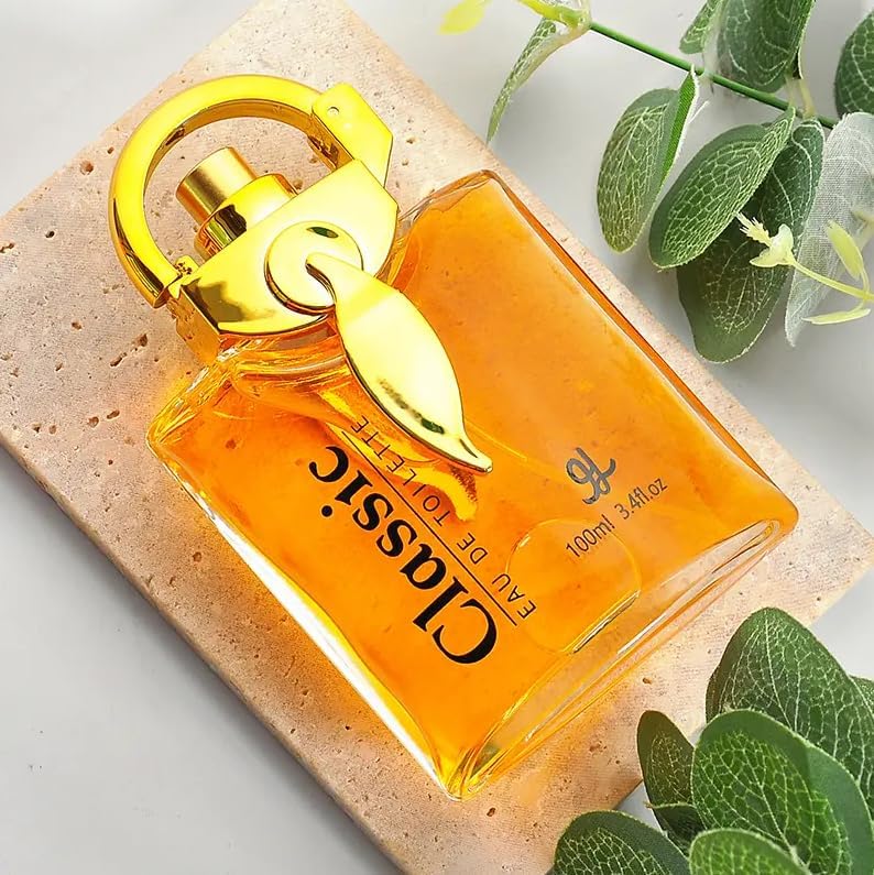 Elegant Men'S Perfume, Sultan Amber Perfume Spray - 100ml/3.4oz Eau de Toilette with Classic Golden Oil, Long-Lasting And Elegant Scent, Intense, Refreshing and Floral, Ideal for Daily Wear