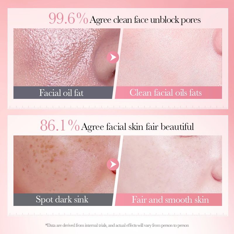 【Clearance Sale】SADOER 4-in-1 Multi-effect Facial Cleanser for Pore Purification and Cleansing,Travel Size with Sensitive Skin and Acne Makeup Removing Amino Acid Cleansing