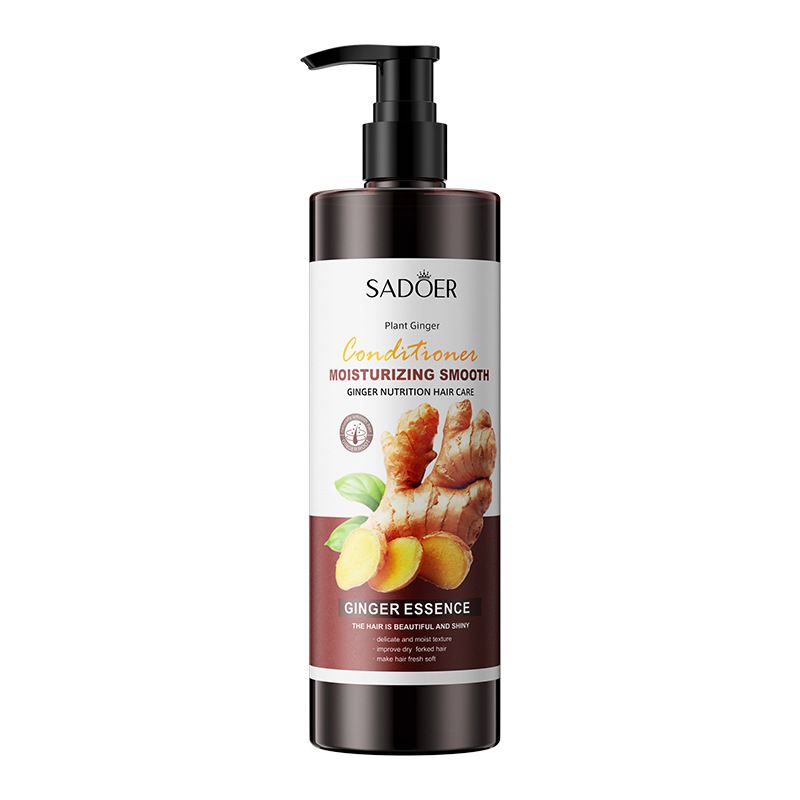 SADOER 500ML Ginger Shampoo for Hair,Nourishing Moisturizing Repair Make Smooth Glossy Best Hair Care Treatment Organic Ginger Hair Conditioner