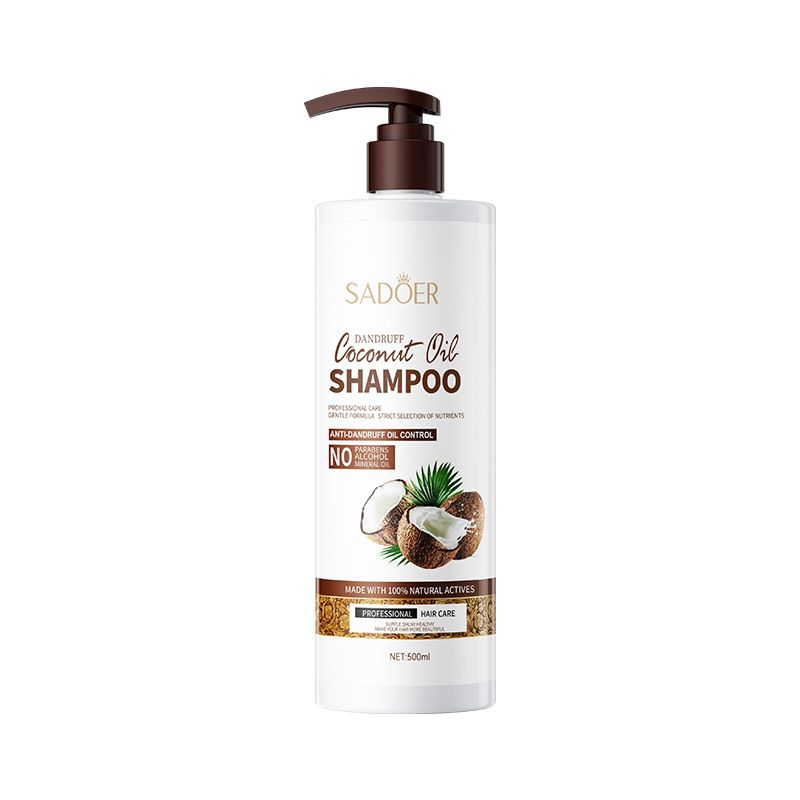 SADOER 500ML/1KG Natural Coconut Moist Shower Gel Amino Acid Shower Gel Lasting Stay Fragrance Shower Cream Large Capacity