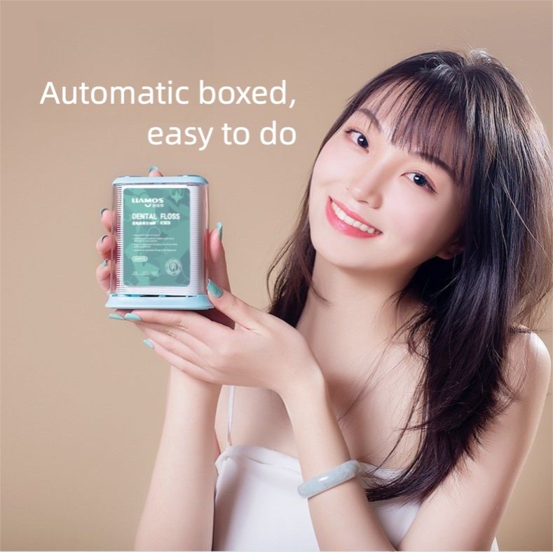 【Clearance Sale】Dental Floss Dispenser, 100Pcs Floss Pick Holder Automatic Floss Pick Boxes Reusable Flosser Organiser Case Clean Flossers Toothpicks Replacement Teeth Cleaning(100 pcs in Bag or Box)