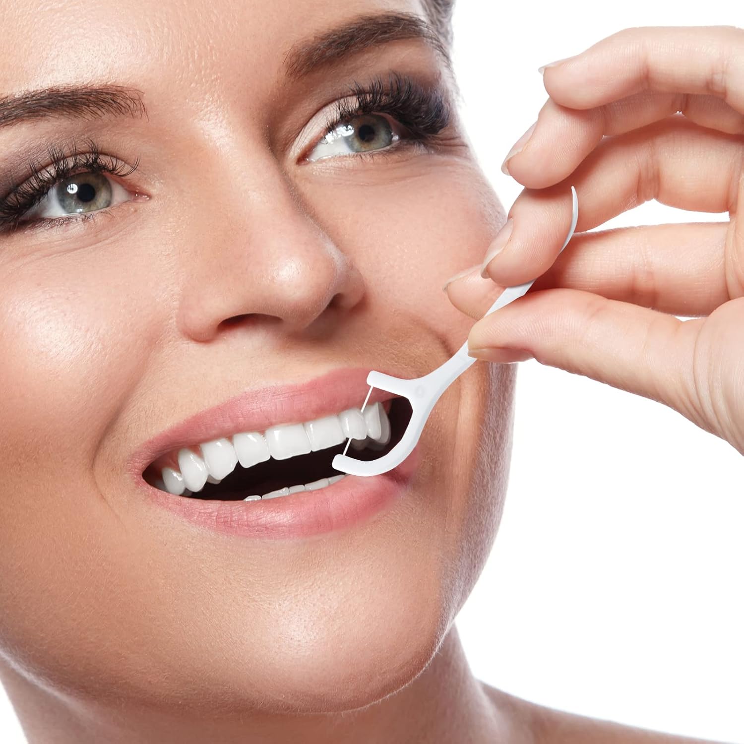 【Clearance Sale】Dental Floss Dispenser, 100Pcs Floss Pick Holder Automatic Floss Pick Boxes Reusable Flosser Organiser Case Clean Flossers Toothpicks Replacement Teeth Cleaning(100 pcs in Bag or Box)