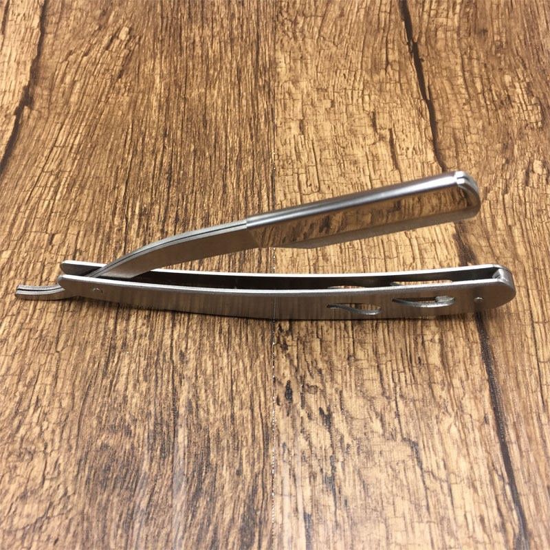【Clearance Sale】Professional Barber Straight Edge Razor Safety with 10-Pack Double Edge Razor Blades