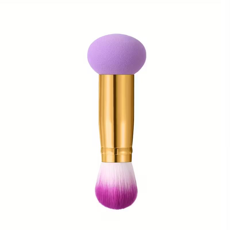 【Clearance Sale】3 Pcs Foundation Sponge Powder Puff, Double Ended Makeup Sponge Brush Two in One Multi Function Foundation Sponge Brush,with Handles, Dry-Wet Separation, with 3 Sponge Shapes