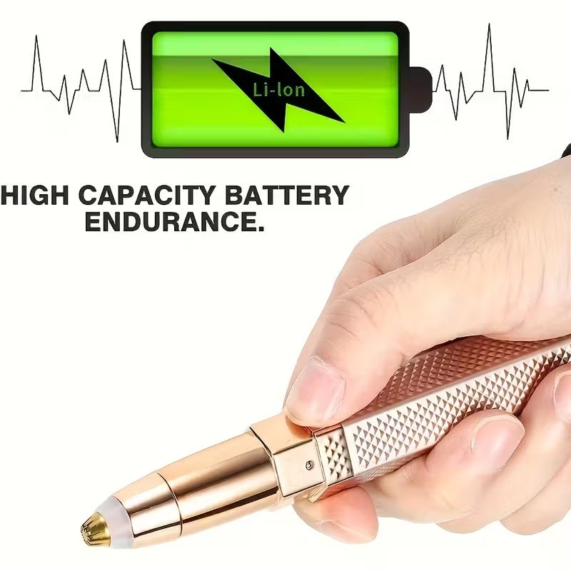 【Clearance Sale】Lipstick Shaped Hair Remover, Facial Hair Removal For Women, 2-in-1 Eyebrow Epilator Trimmer, Electric Hair Removal Device