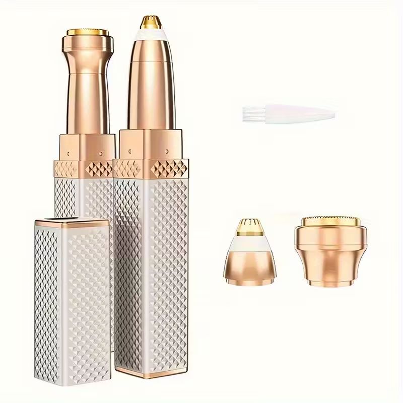 【Clearance Sale】Lipstick Shaped Hair Remover, Facial Hair Removal For Women, 2-in-1 Eyebrow Epilator Trimmer, Electric Hair Removal Device