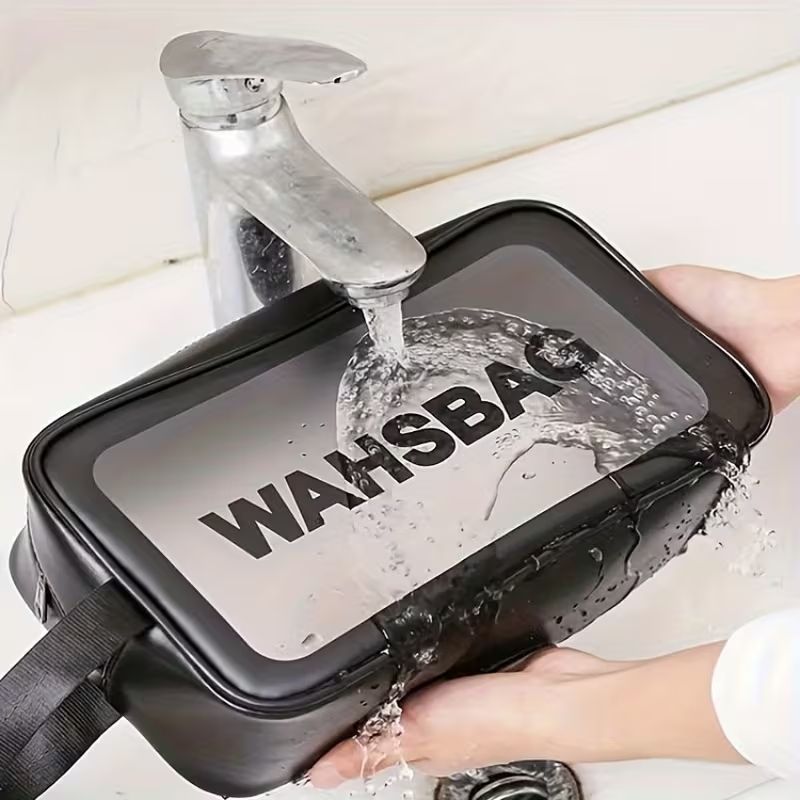 【Clearance Sale】[3pcs Travel Toiletry Bags] 3pcs Portable Translucent Travel Toiletry Bags | Upgrade Pack with Handle, Large Capacity, Frosted Storage for Women, 3 Different Size Make up Bags