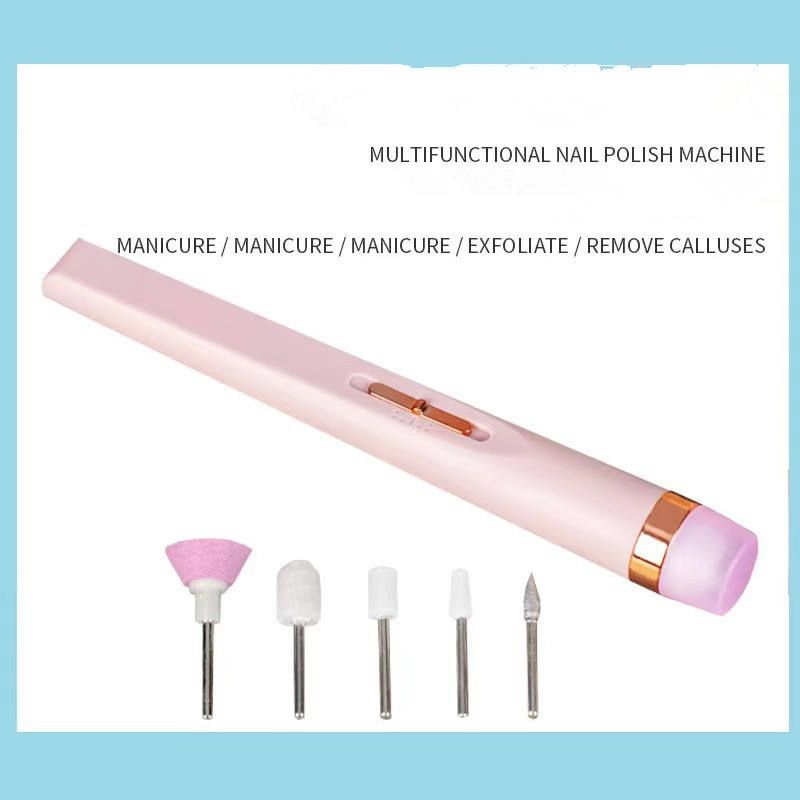 【Clearance Sale】[Portable Wireless Nail Drill] Rechargeable Portable Wireless Electric Nail Drill | Professional Nail Care Tool with Nail Buffing Heads & Sandpaper for Acrylic Gel Nail Polish