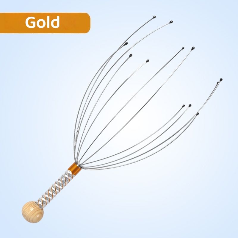 【Clearance Sale】Octopus Head Massager with 8 Claws,Head massager Head scratching claw octopus head massager scalp grabber massage claw small soul extraction extractor