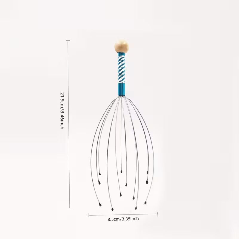 【Clearance Sale】Octopus Head Massager with 8 Claws,Head massager Head scratching claw octopus head massager scalp grabber massage claw small soul extraction extractor