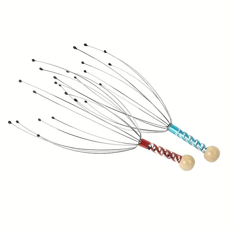【Clearance Sale】Octopus Head Massager with 8 Claws,Head massager Head scratching claw octopus head massager scalp grabber massage claw small soul extraction extractor