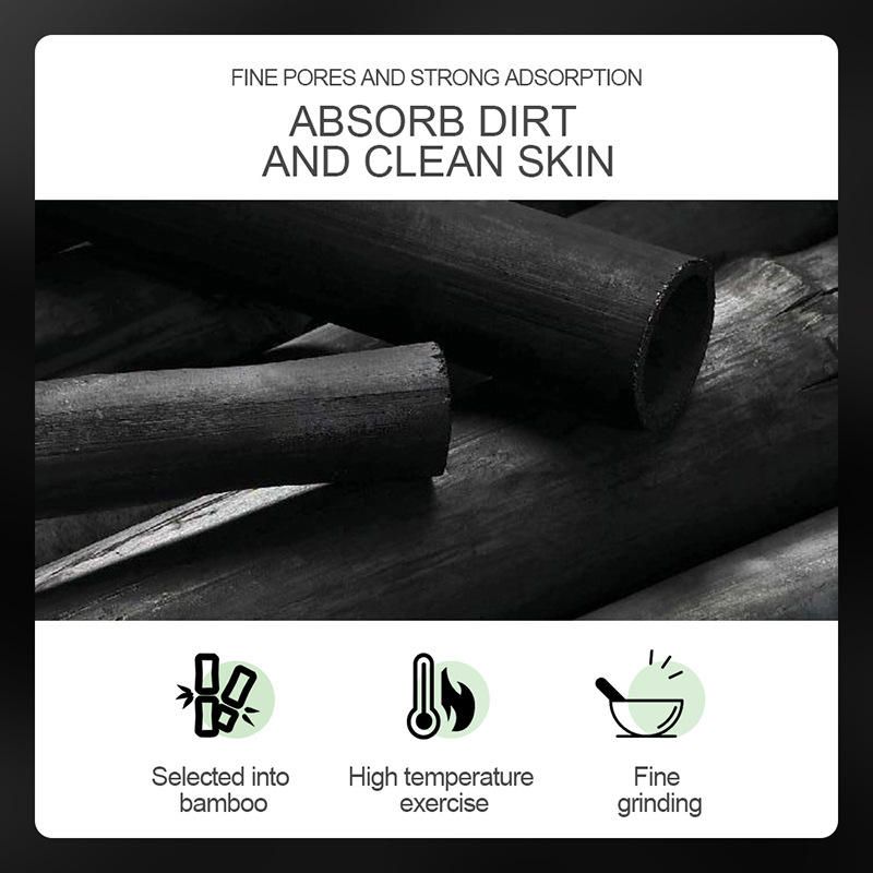 SADOER Bamboo Charcoal Remove Blackhead Mascarillas Facial Face Mask Deep Cleansing Black Mask