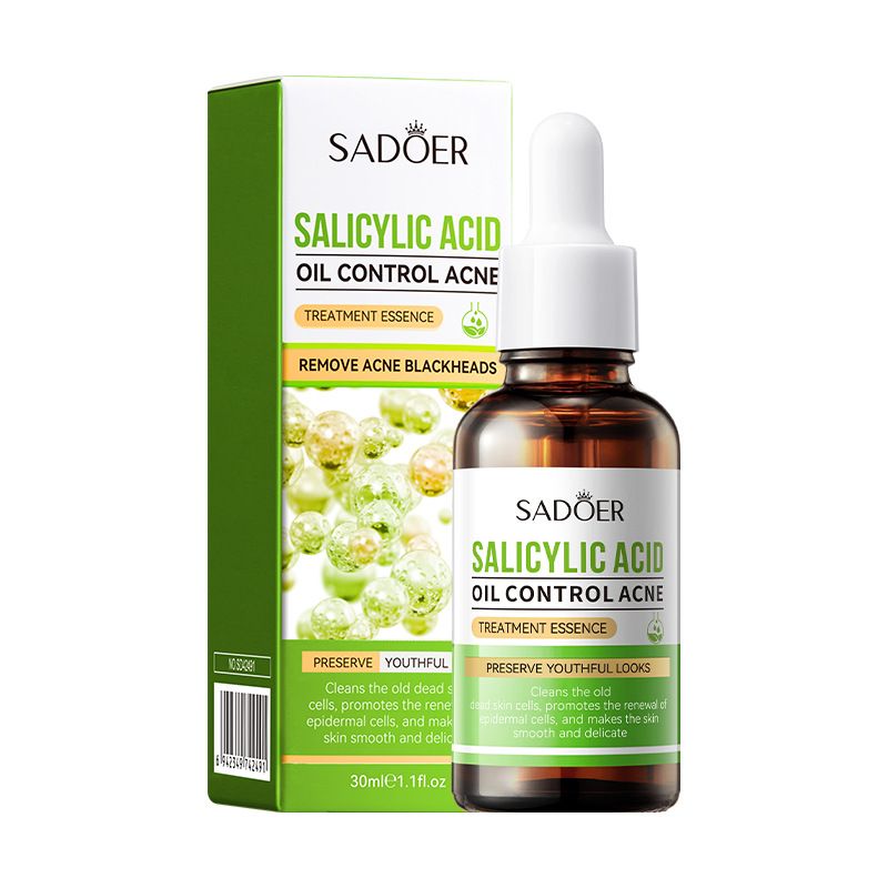 SADOER Salicylic Acid Extract Acne Original Face Serum Niacinamide Whitening Brightening Vitamin C Ordinary Skin Care Serum,30ml