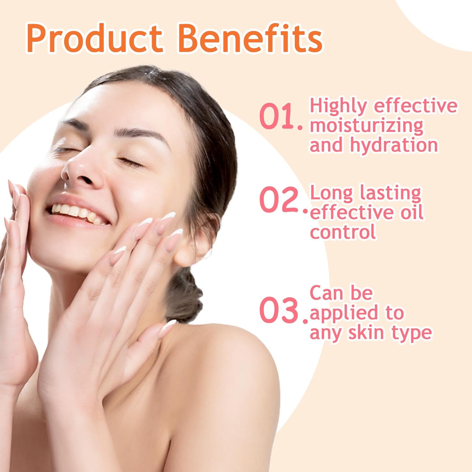 【Clearance Sale】SADOER Hydrating Face Cream,Deep Cleansing Long Lasting Moisturizing Facial Cream,Daily Non-sticky Face Moisturizer for Face and Body