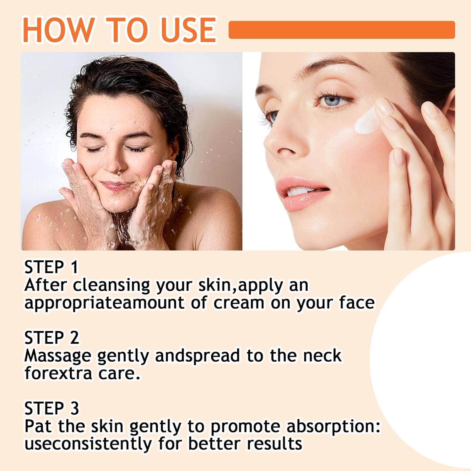 【Clearance Sale】SADOER Hydrating Face Cream,Deep Cleansing Long Lasting Moisturizing Facial Cream,Daily Non-sticky Face Moisturizer for Face and Body