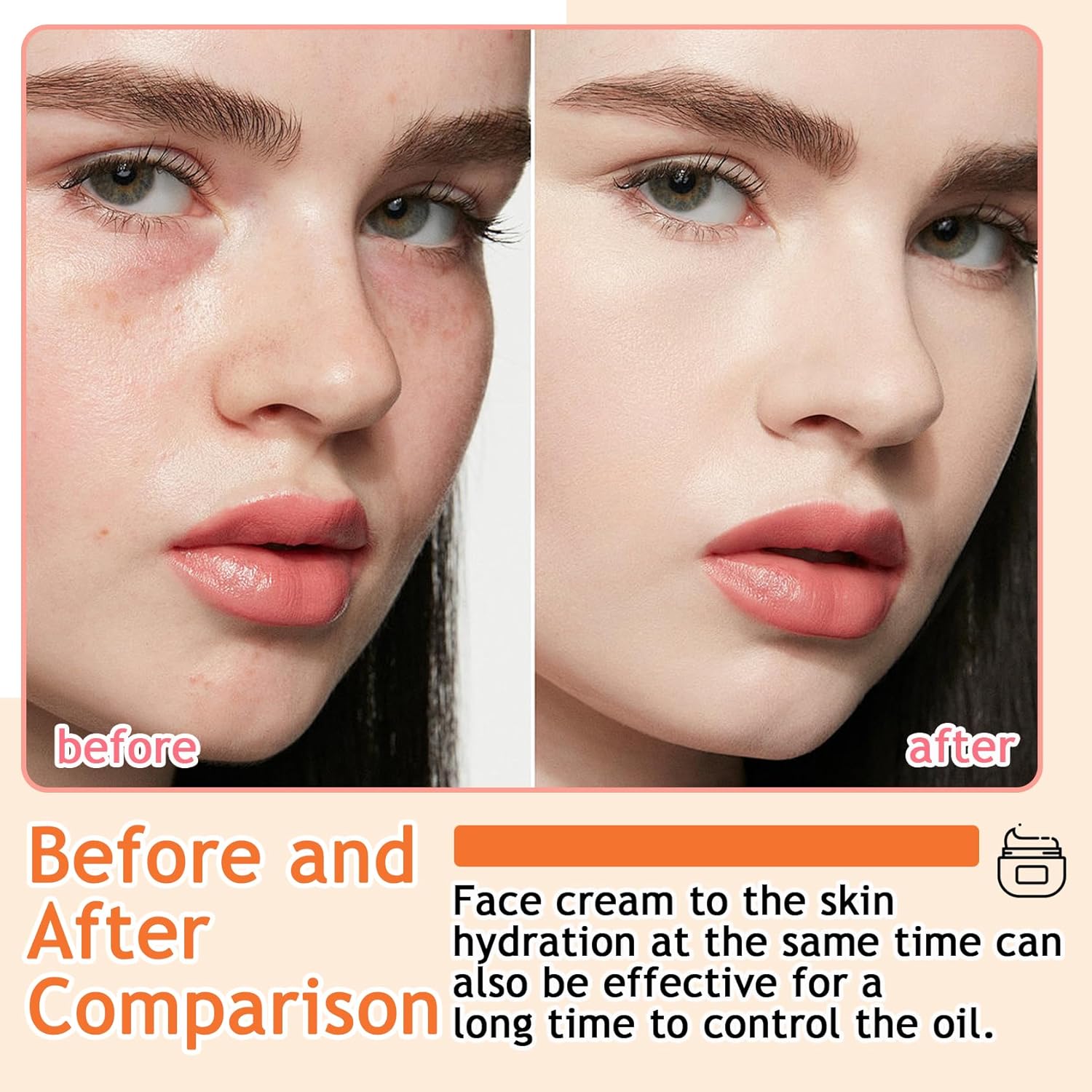 【Clearance Sale】SADOER Hydrating Face Cream,Deep Cleansing Long Lasting Moisturizing Facial Cream,Daily Non-sticky Face Moisturizer for Face and Body