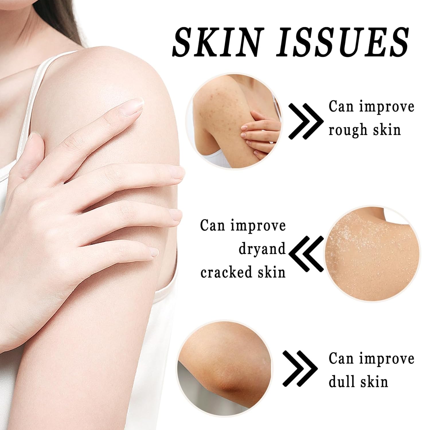 【Clearance Sale】SADOER Premium Body Scrub to Exfoliate & Moisturize Skin,Deep Cleansing Body Exfoliator Scrub for Men & Women,Long Lasting Hydrating Smooth exfoliating Body Salt Scrub