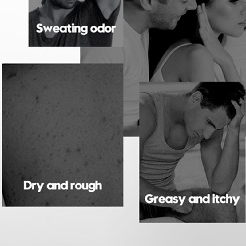 SADOER Shower Gel Bottle 500ml Cleaning Moisturizing Whitening Brightening Refreshing Men's Charming Fragrance Shower Gel