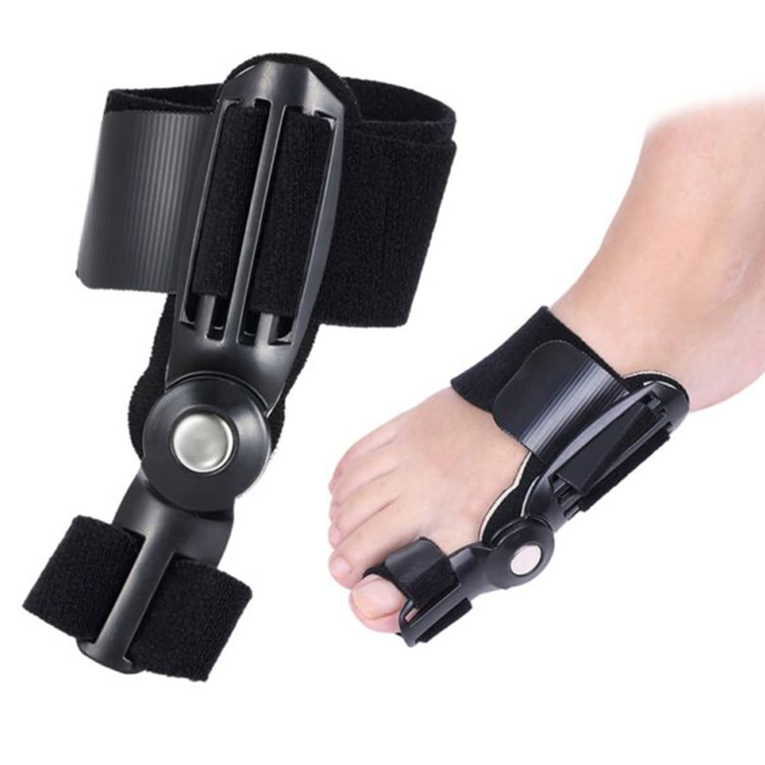 【Clearance Sale】Bunion Corrector for Women & Men Big Toe Bunion Relief, Adjustable Bunion Splint Pads, Orthopedic Bunion Toe Straightener, Toe Separator, Hallux Valgus Corrector for Day/Night Supports